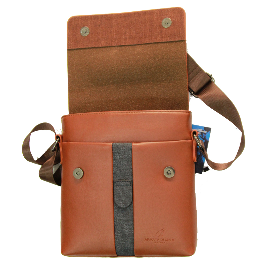 ARMATA DI MARE BORSELLO UOMO BORSA TRACOLLA PATTA MARSUPIO POCHETTE BAG 905