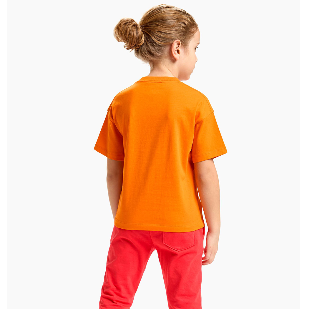 DIADORA JU.T-SHIRT SS BL RAINBOW MAGLIA BAMBINO BAMBINA UNISEX COTONE 102.178266