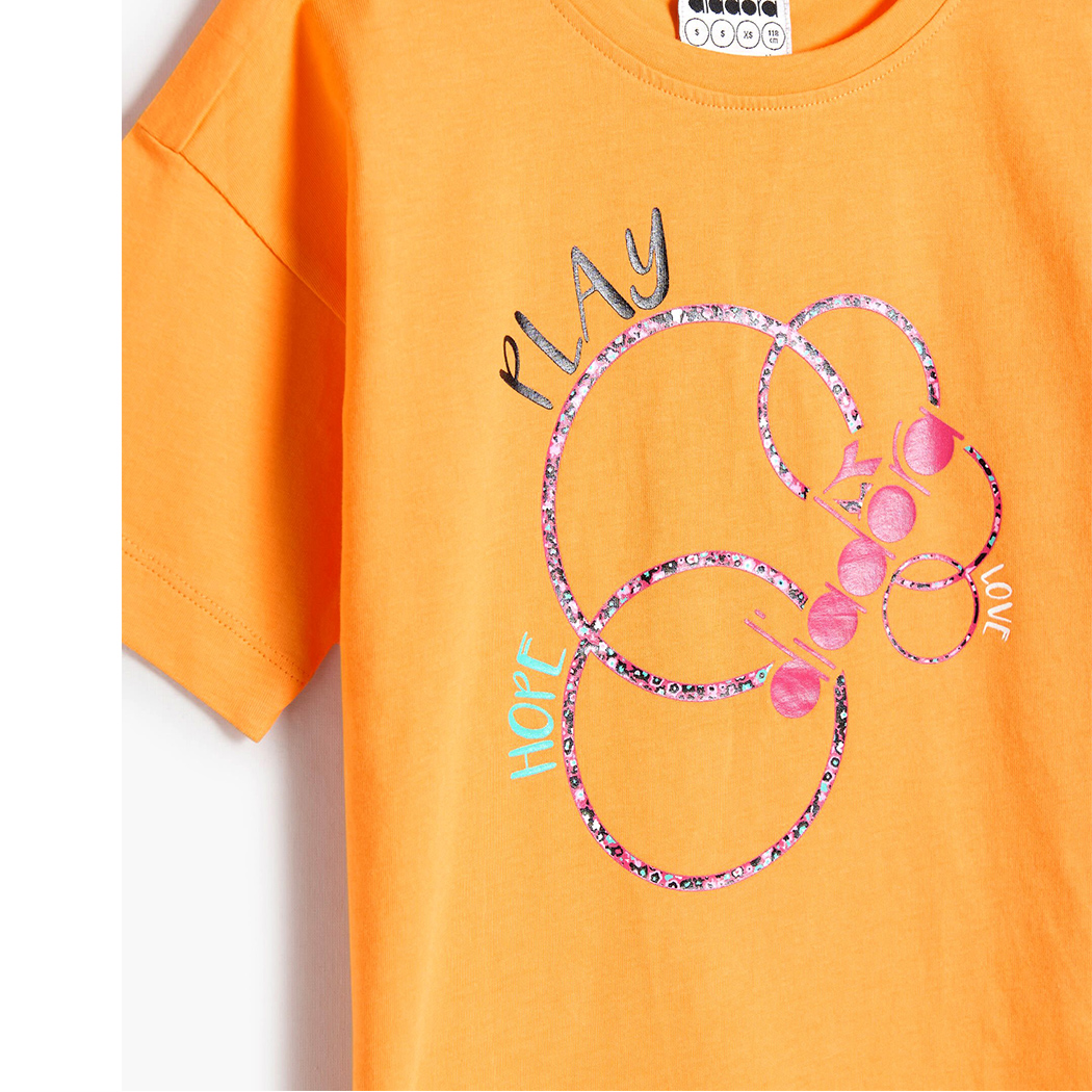 DIADORA JG. SET HOOPS LOGO COMPLETINO SET BAMBINA T-SHIRT LEGGINGS 102.178262