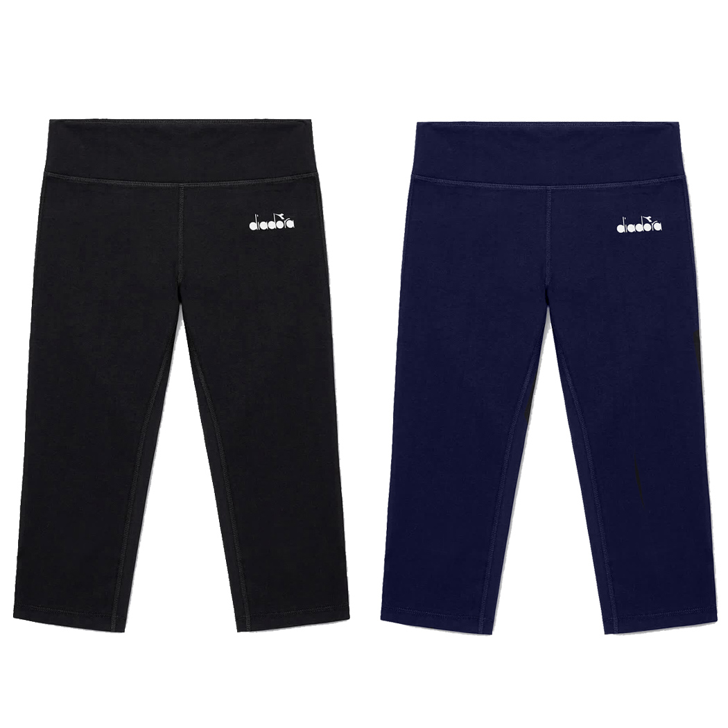DIADORA L.3/4 LEGGINGS CHROMIA CORE PANTALONI DONNA COTONE STRETCH 102.178194