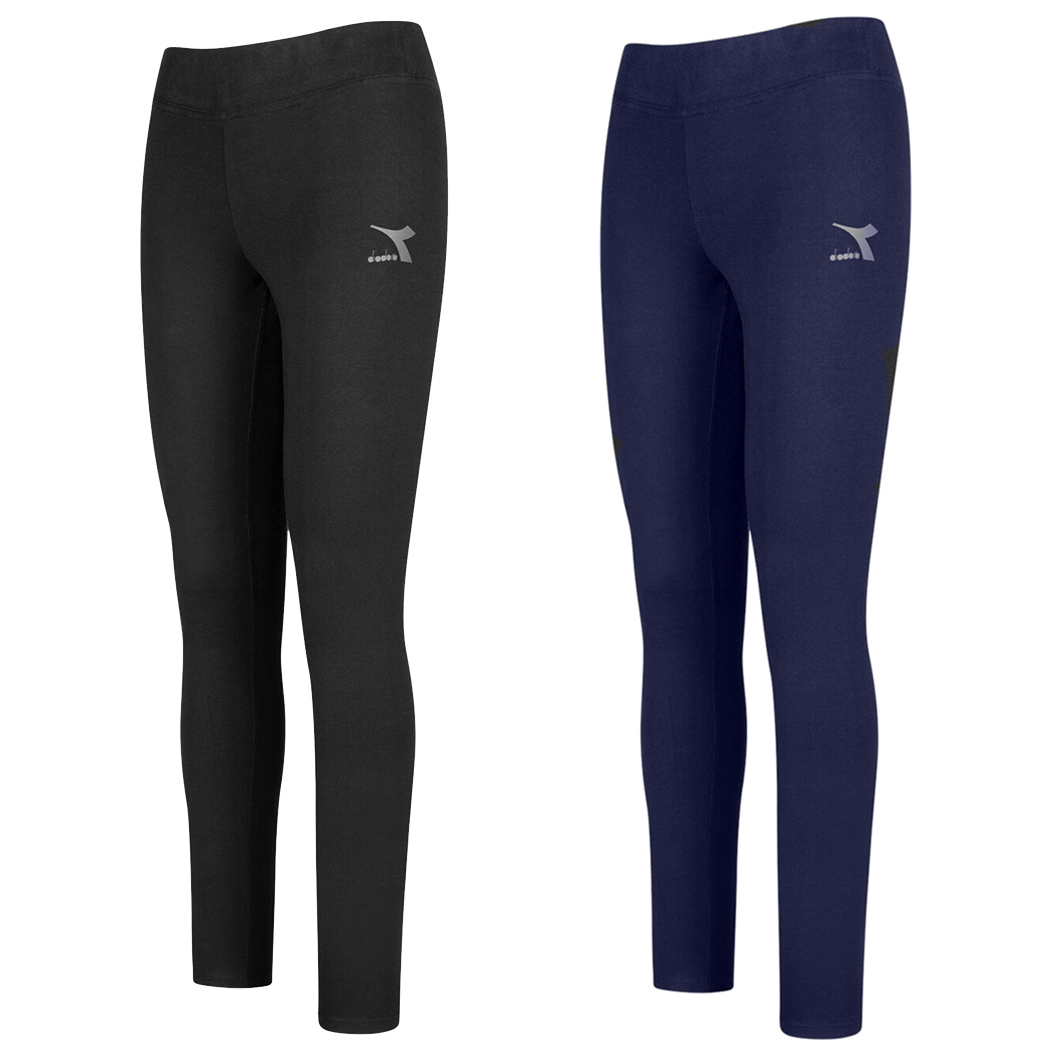 DIADORA L.LEGGINGS CORE FUSON PANTALONI DONNA COTONE STRETCH SPORT 102.178753