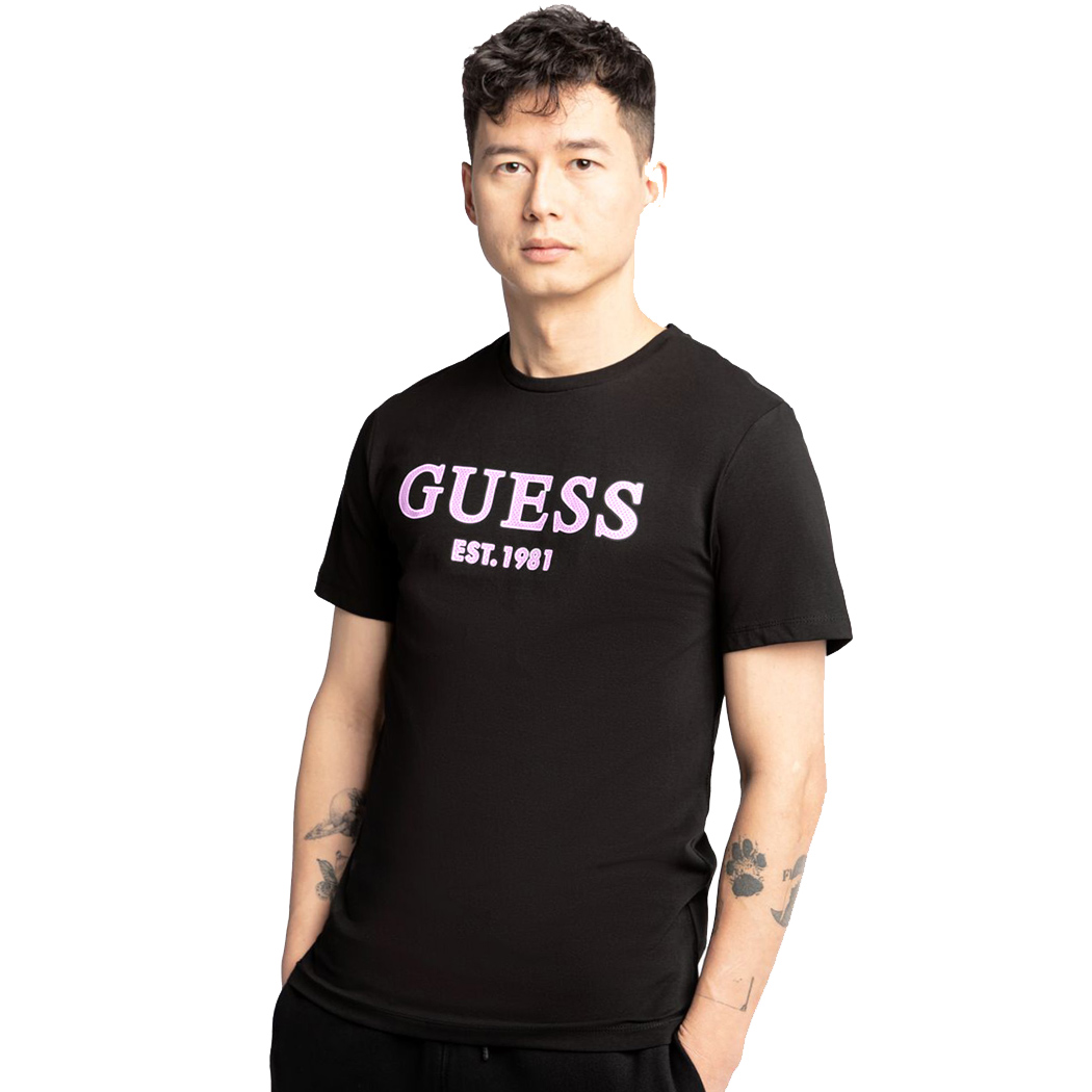 GUESS MAGLIA UOMO MISSOURI M94R52 Z2HK0 JBLK NERO - Abbigliamento  Mediterraneo