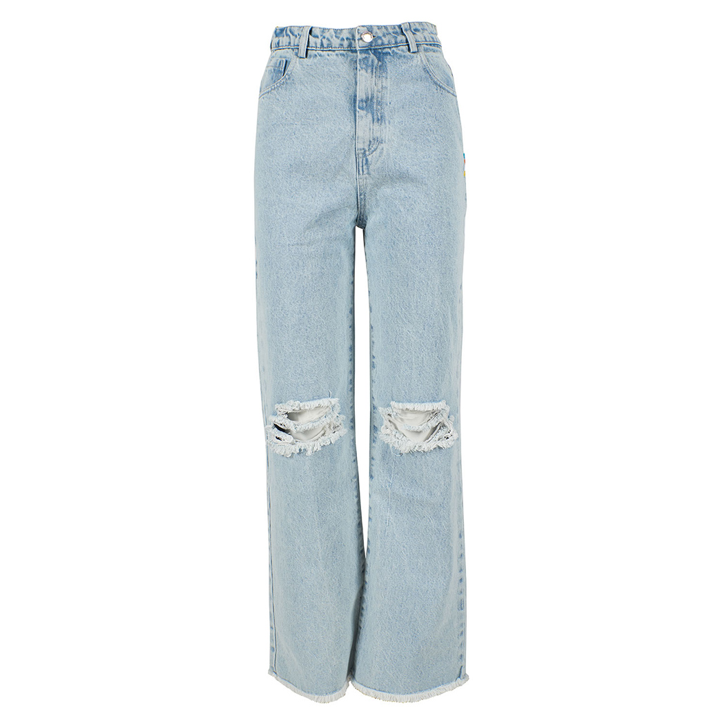 YES ZEE JEANS DENIM PANTALONI MODA DONNA RAGAZZA GIRL 5 TASCHE WOMAN P354/W682