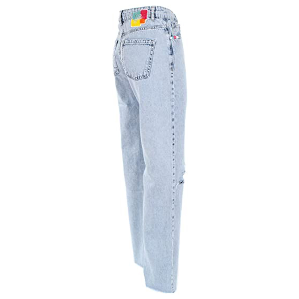 YES ZEE JEANS DENIM PANTALONI MODA DONNA RAGAZZA GIRL 5 TASCHE WOMAN P354/W682