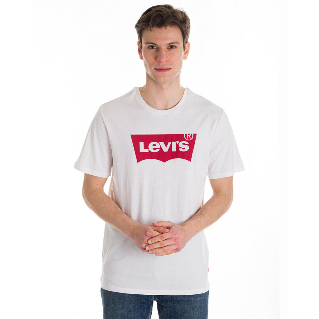 LEVI\'S T-SHIRT UOMO MAGLIA COTONE SPORT MAGLIETTA LOGO STAMPATO 177830140