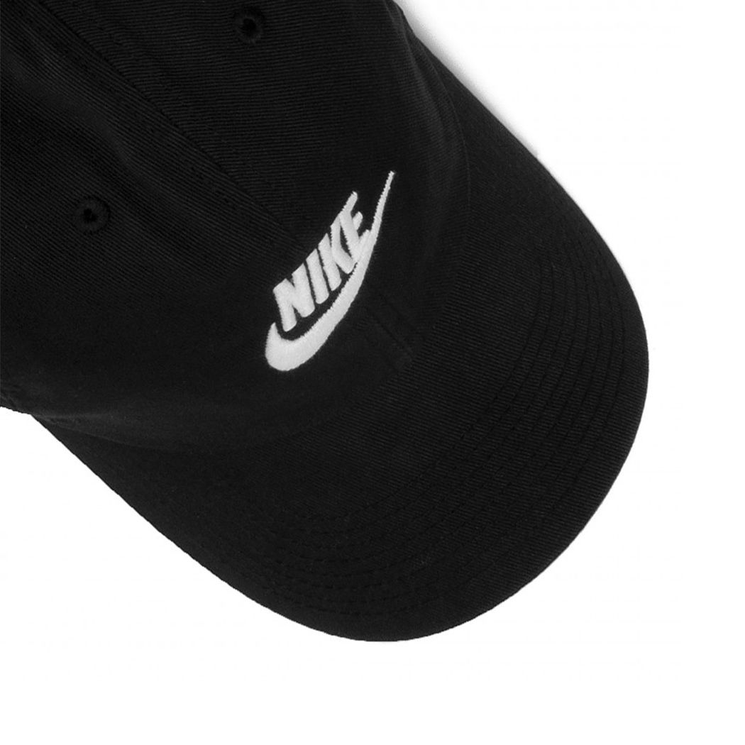 NIKE CAPPELLINO BASEBALL BERRETTO VISIERA UNISEX LOGO NERO SWOOSH CAP 913011-010