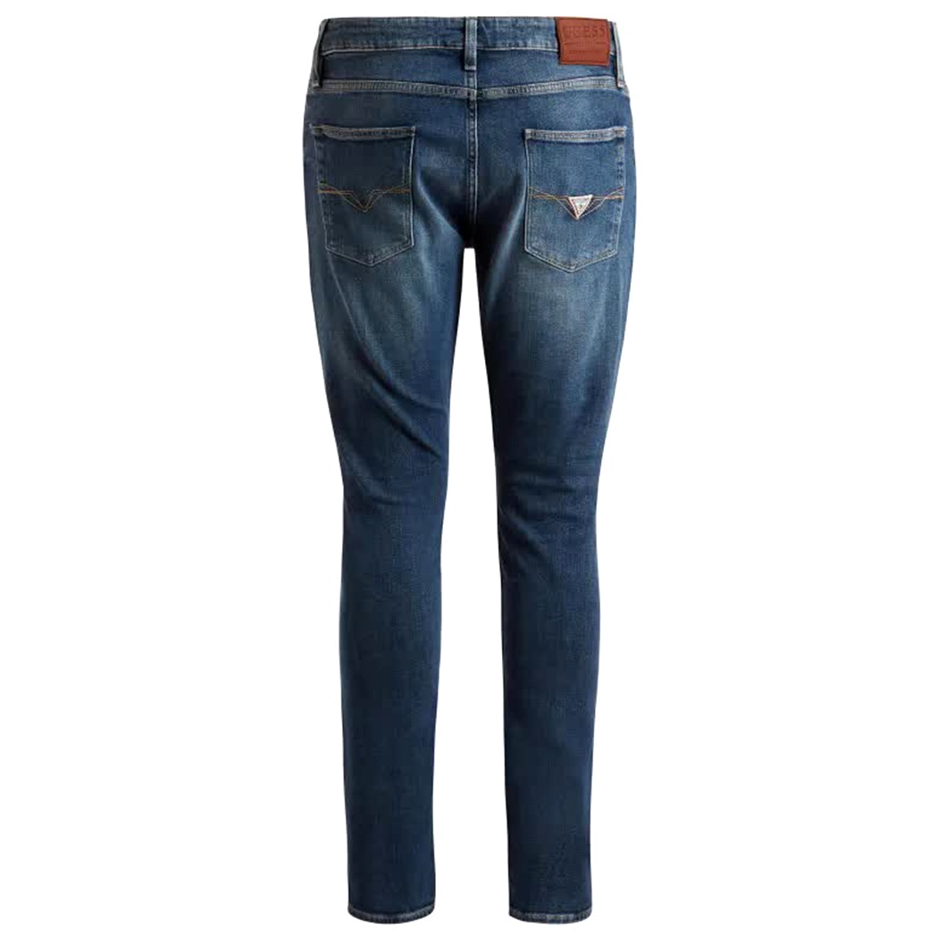 GUESS JEANS CHRIS PANTALONI DENIM SLIM UOMO COTONE STRETCH SKINNY M2YA27D4Q42
