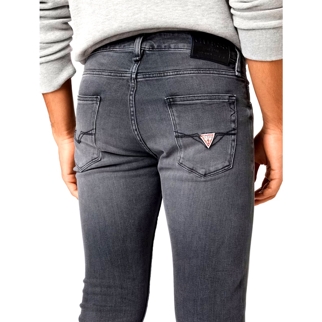 GUESS JEANS CHRIS PANTALONI DENIM SLIM UOMO COTONE STRETCH SKINNY M2YA27D4Q52