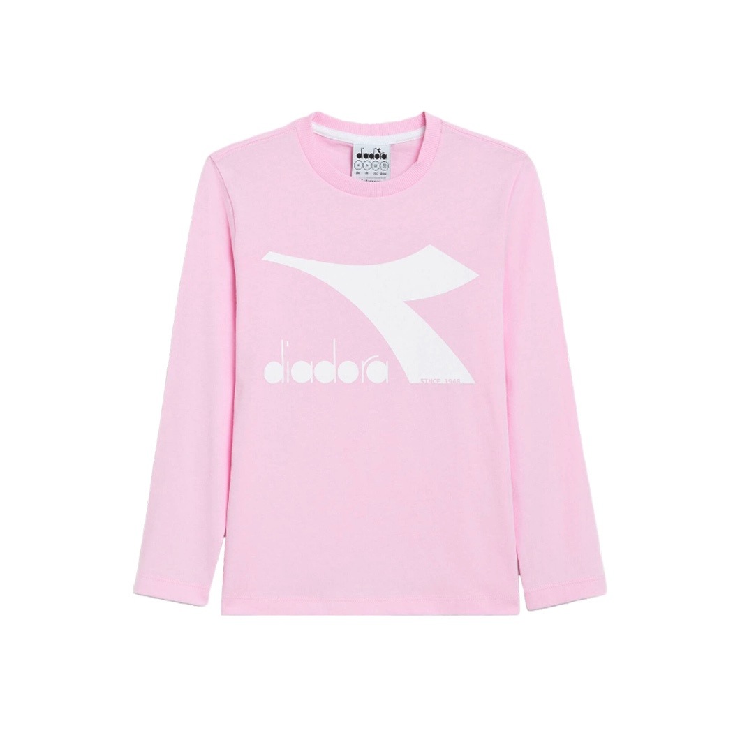DIADORA JU.T-SHIRT LS CHROMIA MAGLIA BAMBINI COTONE MANICA LUNGA 102.178712