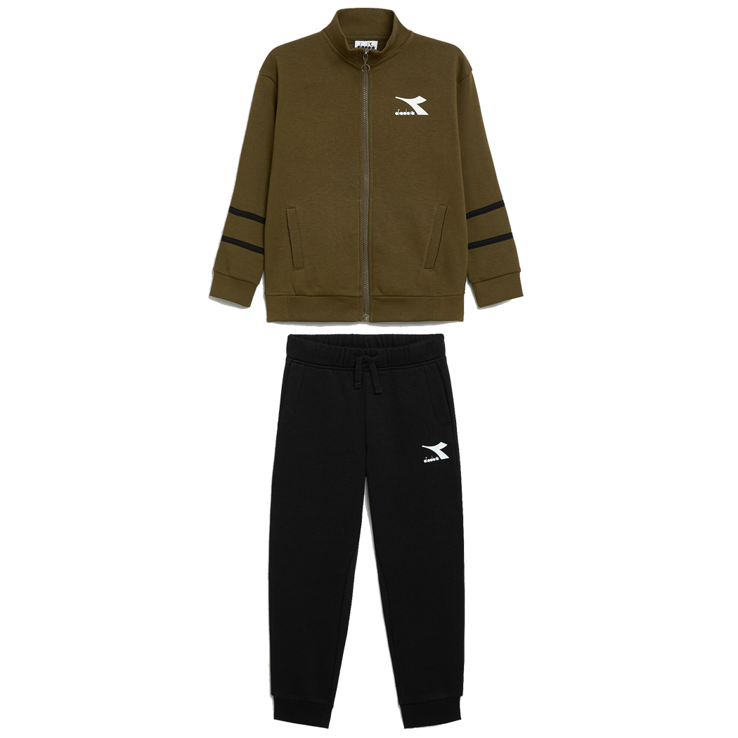 DIADORA JB TRACKSUIT HD FZ CHROMIA TUTA FELPA COMPLETO BIMBI INVERNO 102.178715