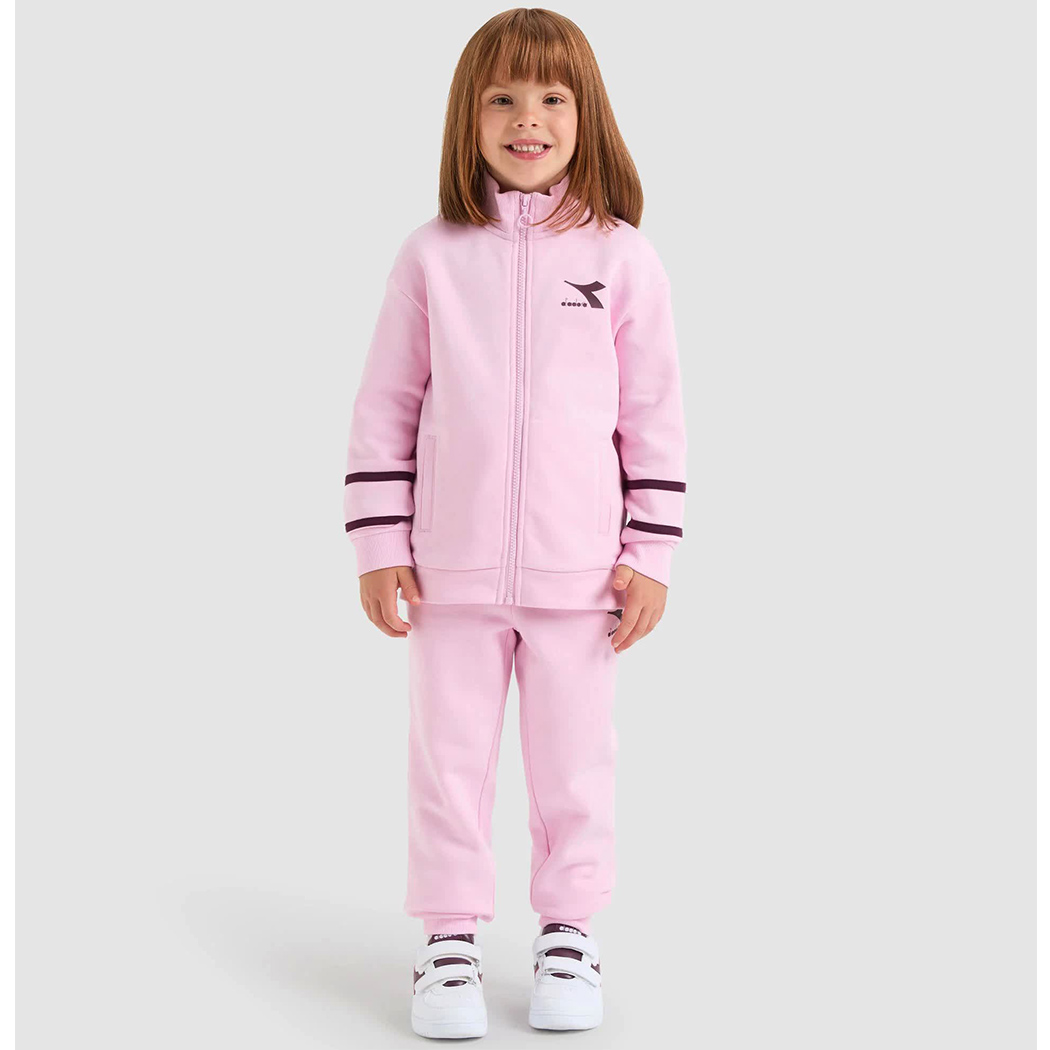 DIADORA JB TRACKSUIT HD FZ CHROMIA TUTA FELPA COMPLETO BIMBI INVERNO 102.178715