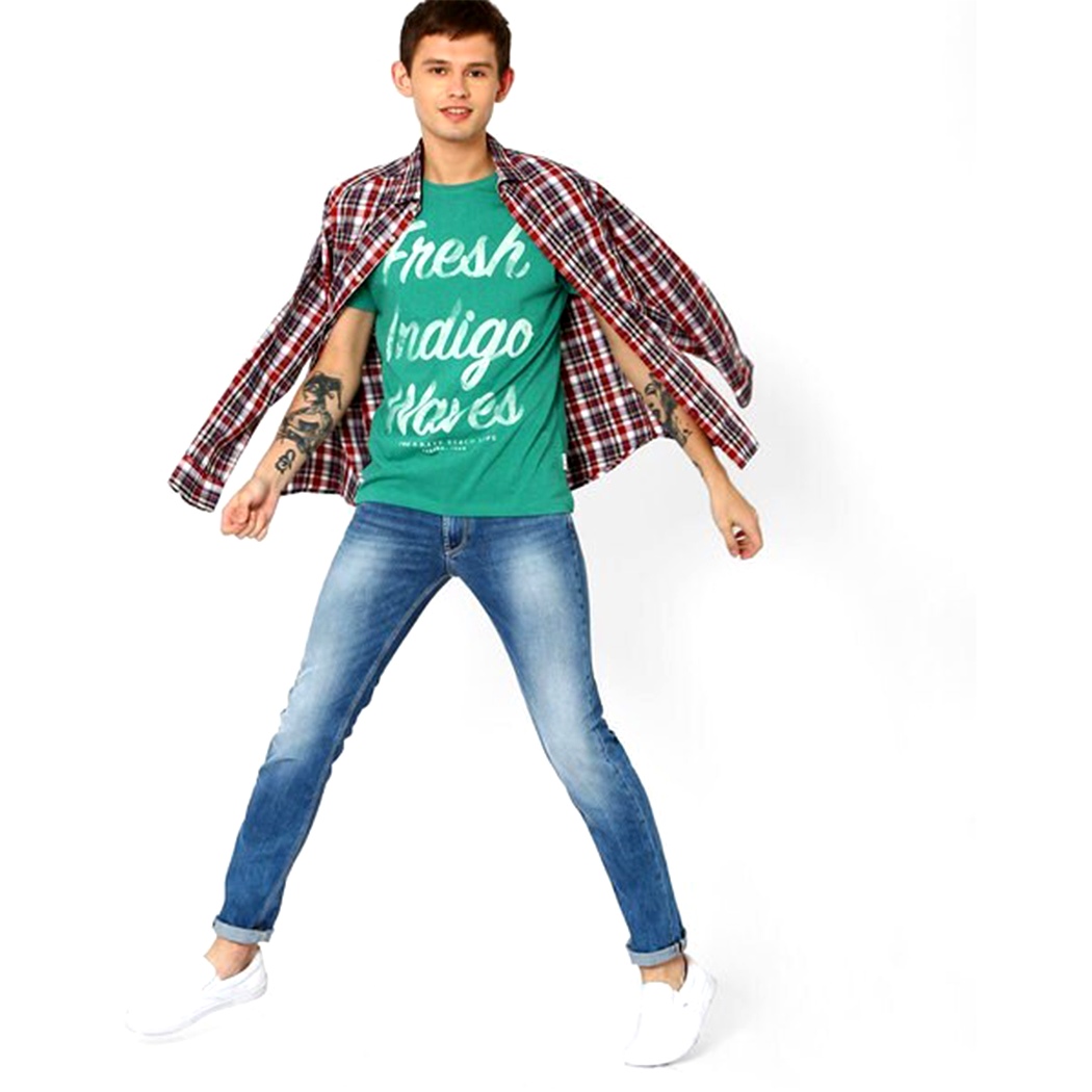 GAS JEANS UOMO MAN PANTALONI BLUE DENIM MODA COTONE STRETCH ANDERS K WK22