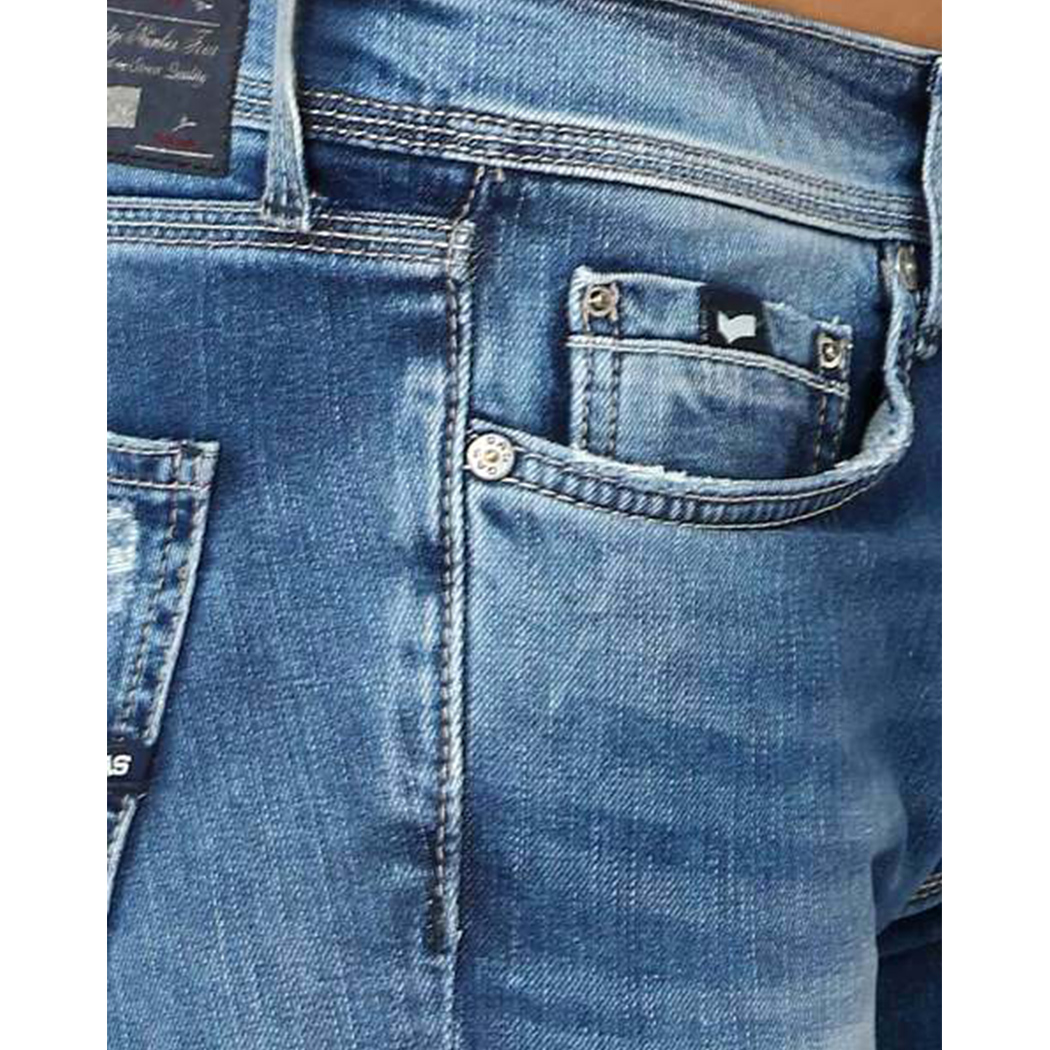 GAS JEANS UOMO MAN PANTALONI BLUE DENIM MODA COTONE STRETCH ANDERS K WK22