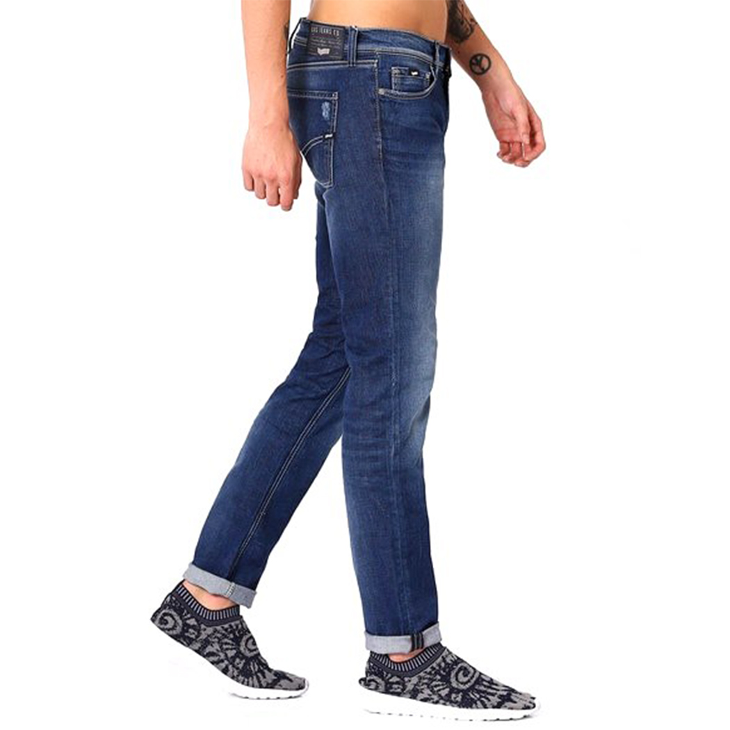 GAS JEANS UOMO MAN PANTALONI BLUE DENIM MODA COTONE STRETCH ANDERS K WK79