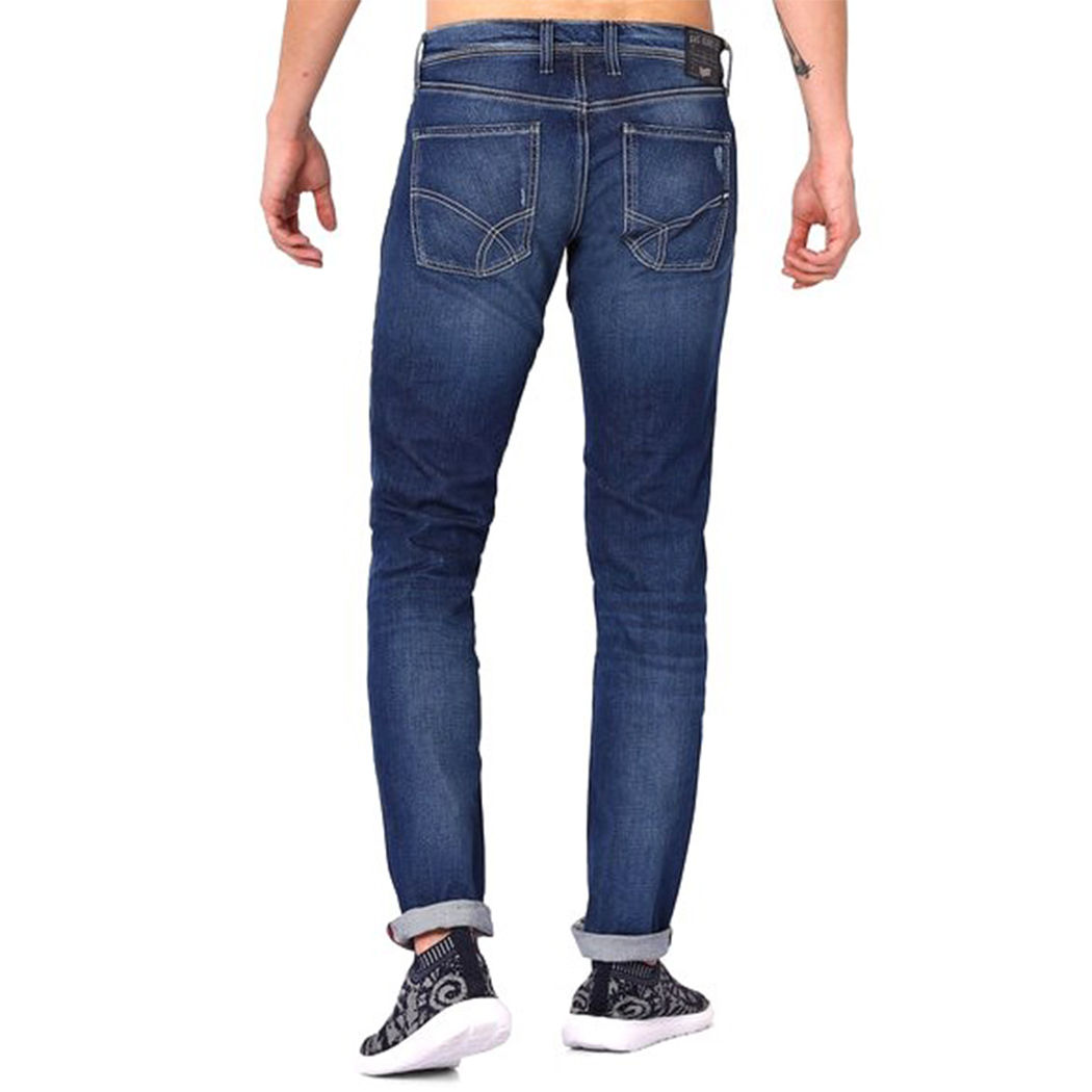 GAS JEANS UOMO MAN PANTALONI BLUE DENIM MODA COTONE STRETCH ANDERS K WK79