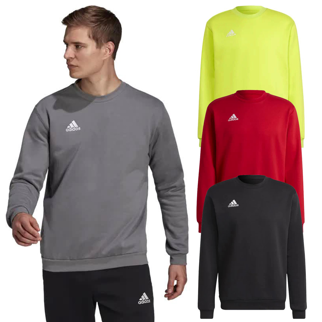 ADIDAS FELPA GARZATA ENTRADA 22 UOMO GIROCOLLO BOY SPORT MAGLIA SW TOP