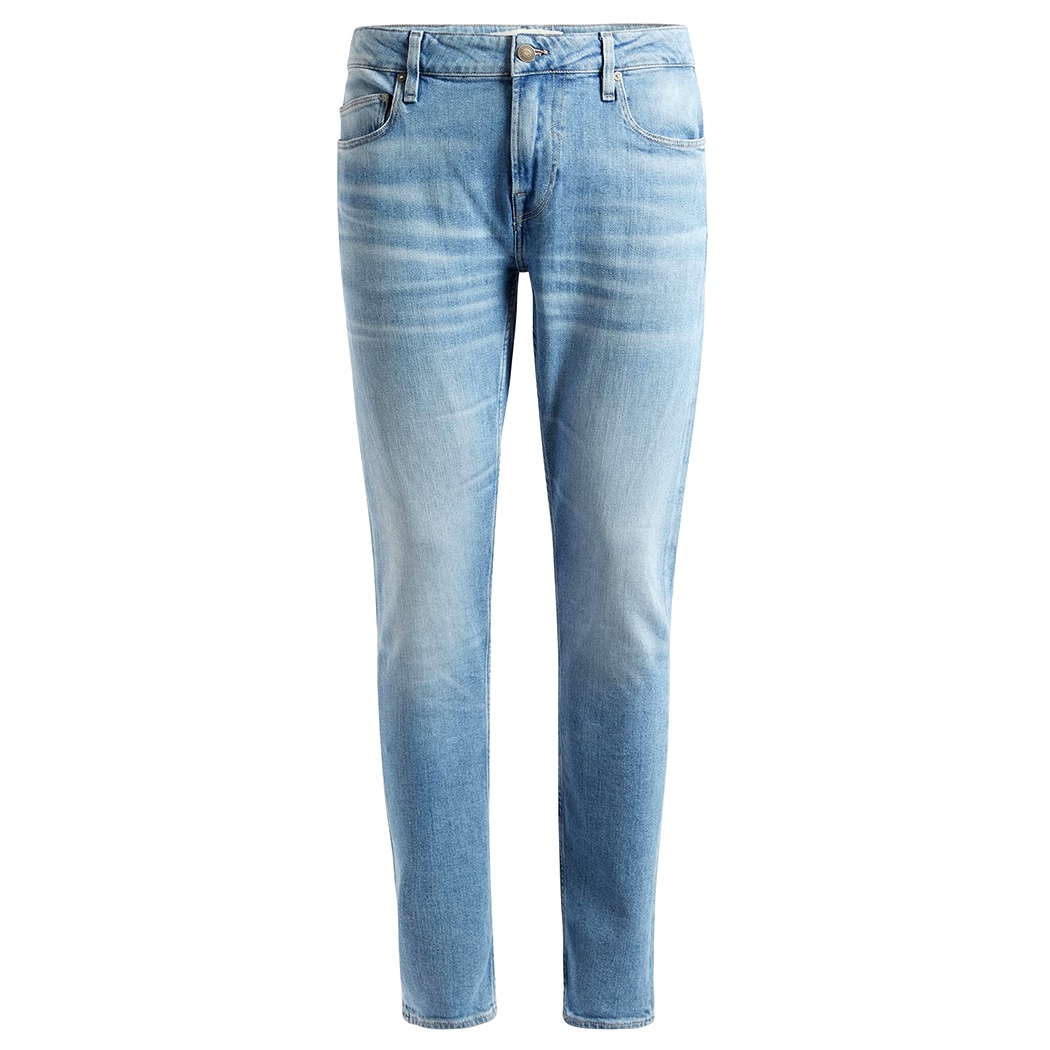 GUESS JEANS UOMO CHRIS PANTALONI DENIM SUPER SLIM COTONE STRETCH M2YA27D4Q43
