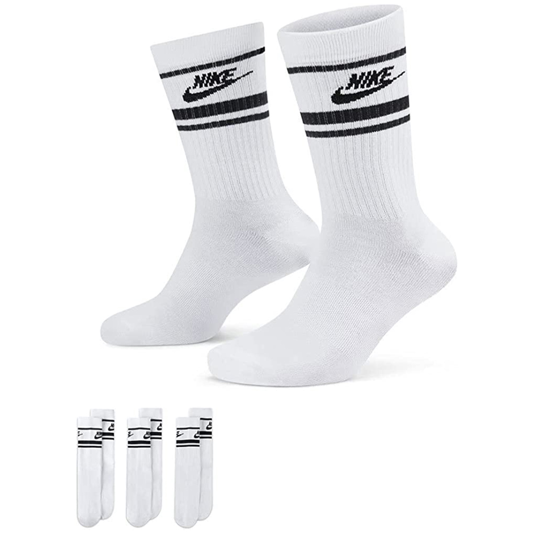 NIKE EVERYDAY ESSENTIAL BOX 3 PAIA CALZINI TRAINING SPUGNA UNISEX DX5089-103