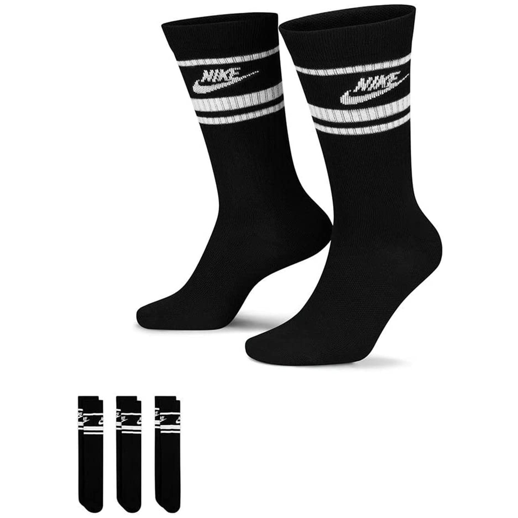 NIKE EVERYDAY ESSENTIAL BOX 3 PAIA CALZINI TRAINING SPUGNA UNISEX DX5089-010