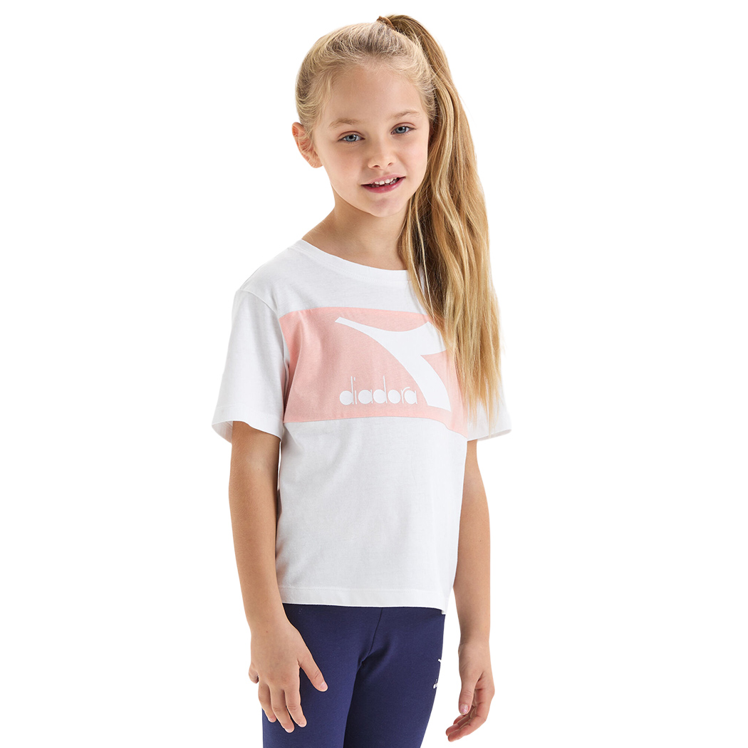 DIADORA JG.T-SHIRT SS BOUNCE MAGLIA BAMBINO BAMBINA UNISEX COTONE 102.179346