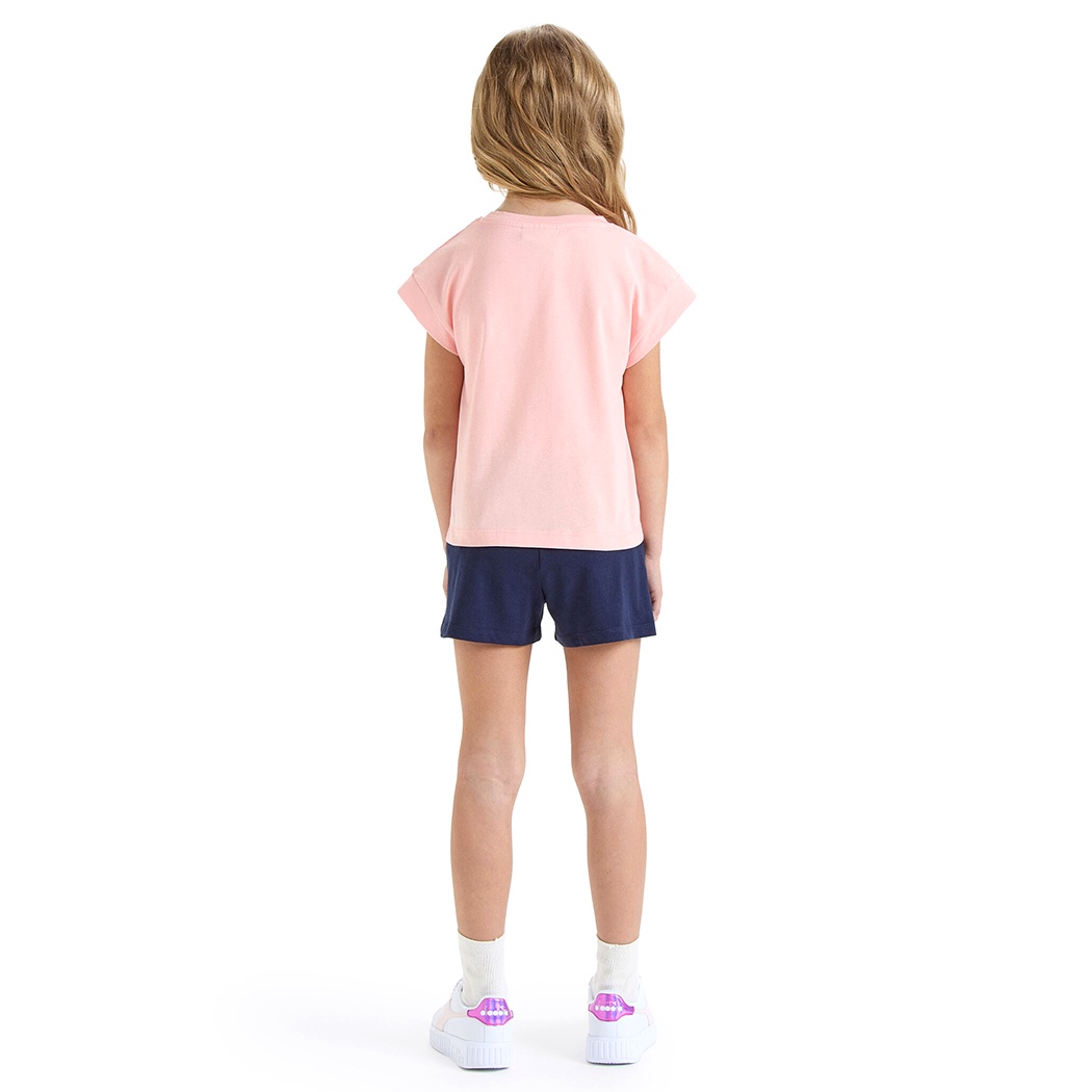 DIADORA JG.SET SS SPORT ART LOGO COMPLETINO BAMBINA T-SHIRT LEGGINGS 102.179351