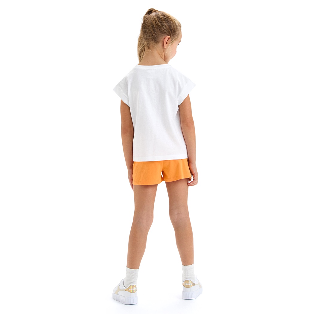 DIADORA JG.SET SS SPORT ART LOGO COMPLETINO BAMBINA T-SHIRT LEGGINGS 102.179351