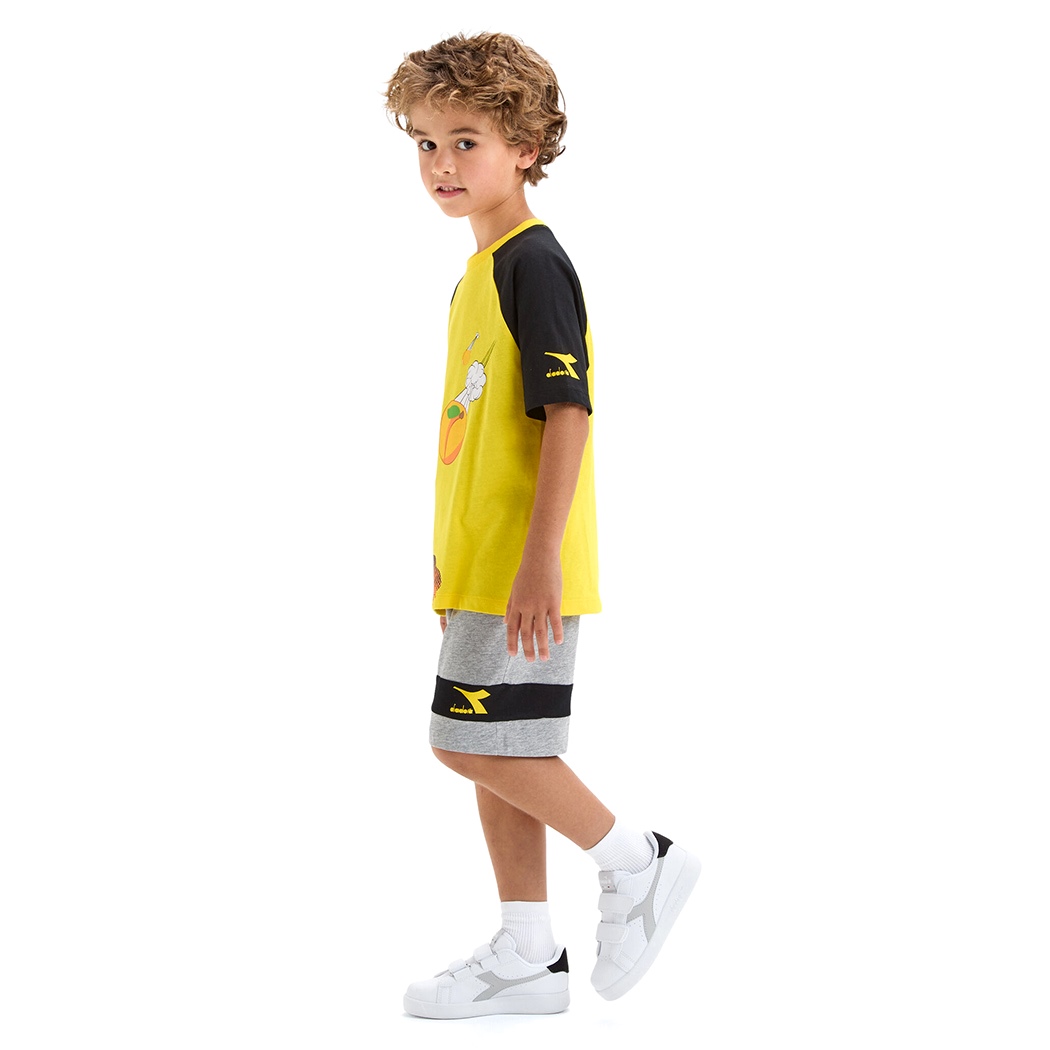 DIADORA JB.SET SS SPORT ART COMPLETO COTONE BAMBINO T-SHIRT PANT 102.179340