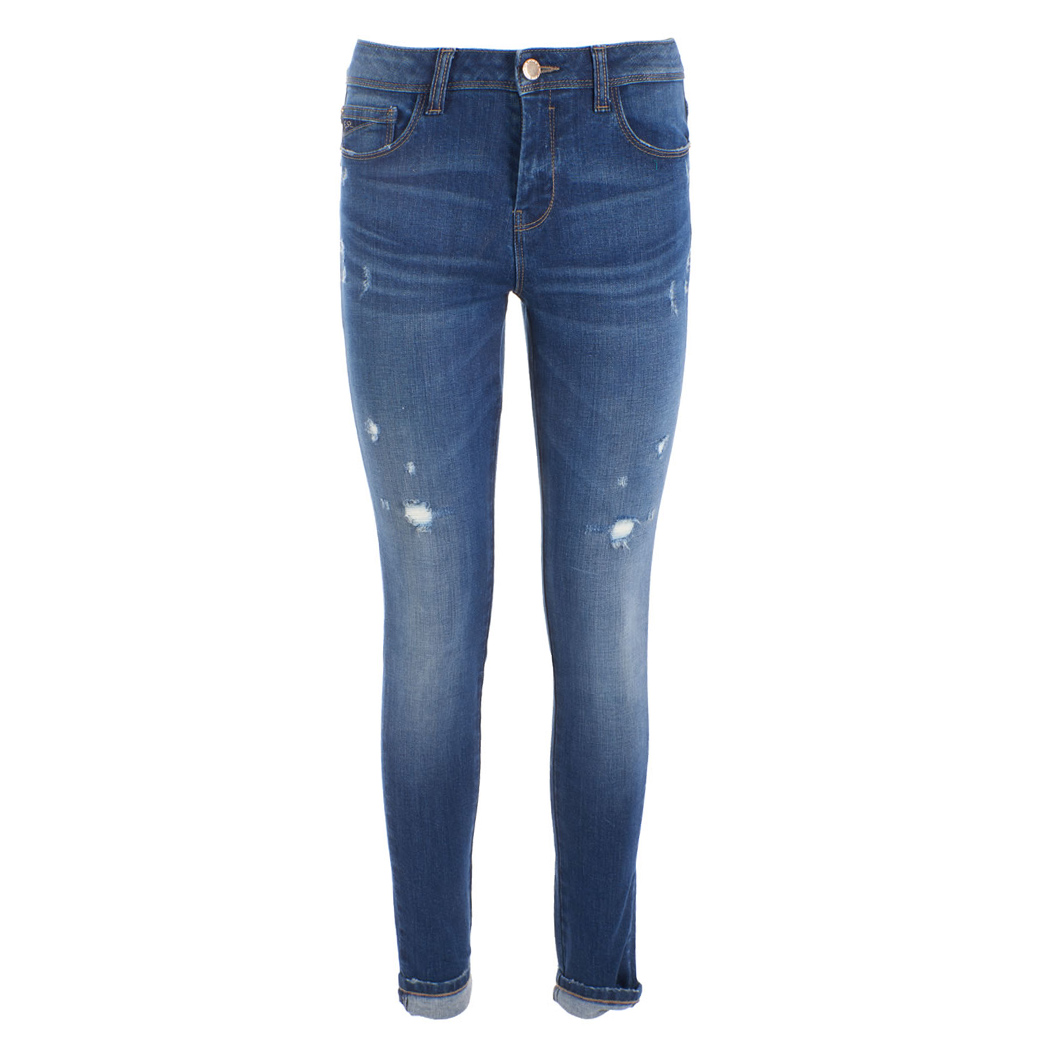 YES ZEE JEANS PANTALONI DONNA PUSH UP SKINNY SLIM FIT 5 TASCHE STRETCH P375/W292