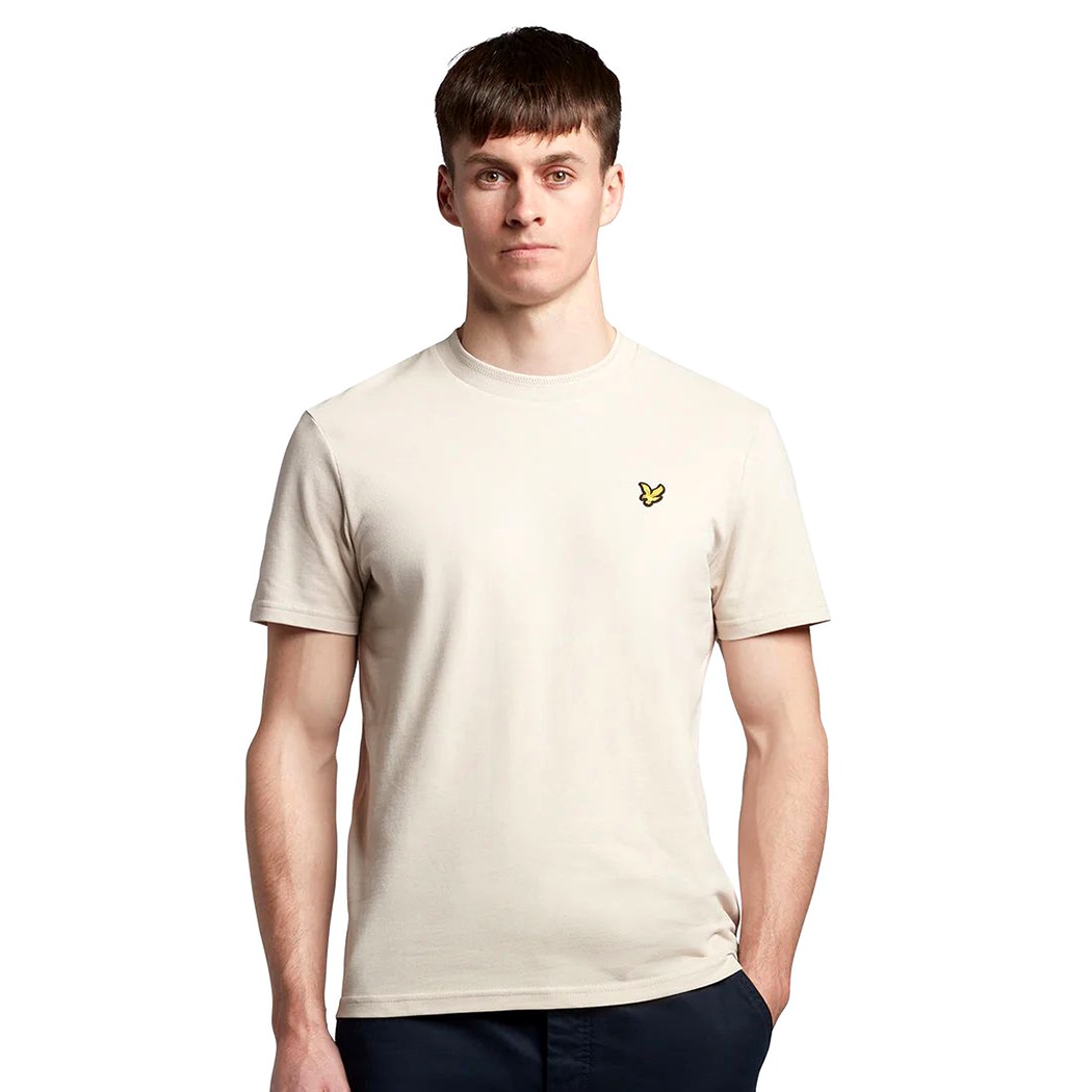 LYLE E SCOTT PLAIN T-SHIRT UOMO LOGO MODA MAGLIA COTONE ESTATE SPORT TS400VOG