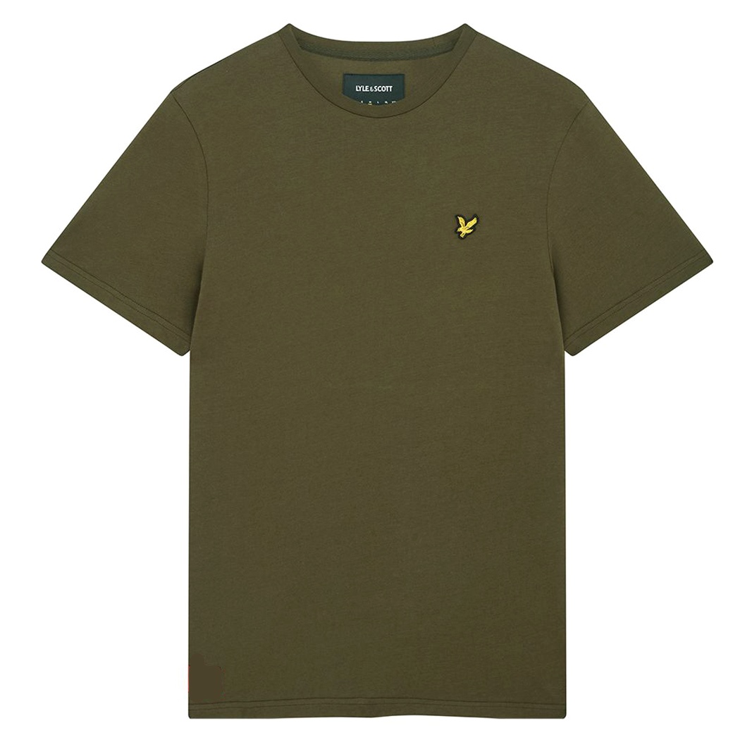 LYLE E SCOTT PLAIN T-SHIRT UOMO LOGO MODA MAGLIA COTONE ESTATE SPORT TS400VOG