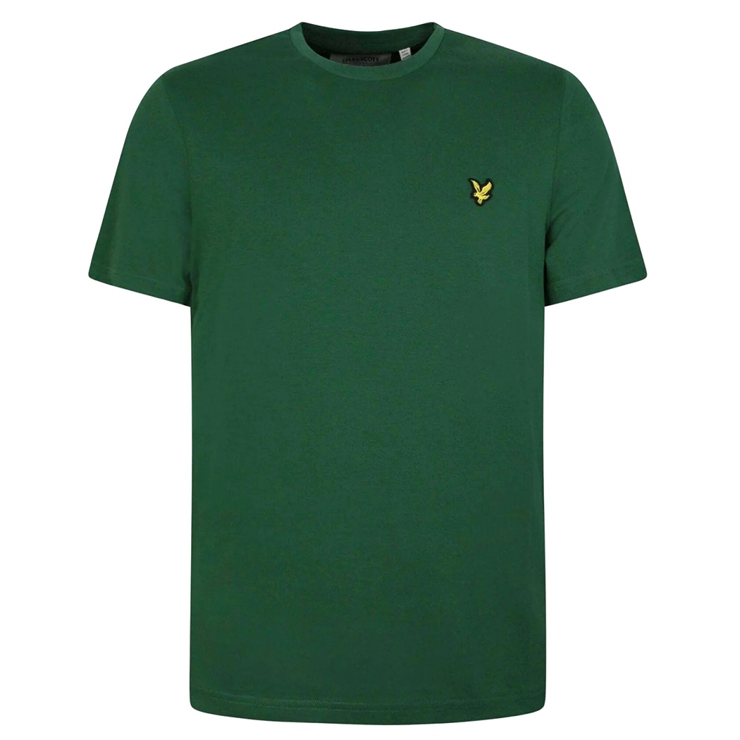 LYLE E SCOTT PLAIN T-SHIRT UOMO LOGO MODA MAGLIA COTONE ESTATE SPORT TS400VOG