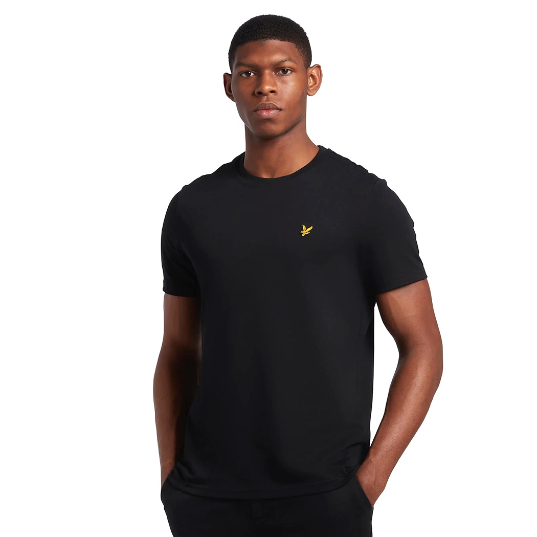 LYLE E SCOTT PLAIN T-SHIRT UOMO LOGO MODA MAGLIA COTONE ESTATE SPORT TS400VOG