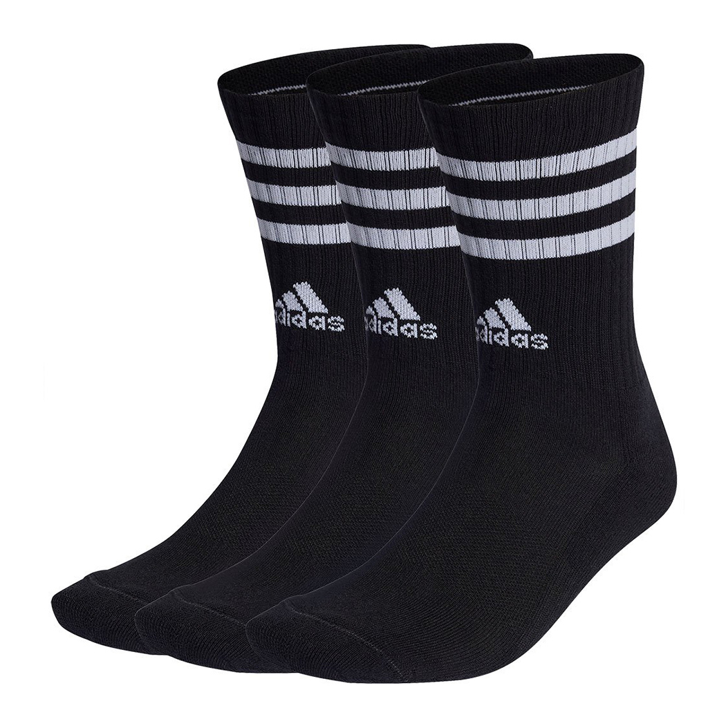 ADIDAS CALZE 3-STRIPES UNISEX 3 PAIA CALZINI SPUGNA POLPACCIO 3SCSPWCRW3P