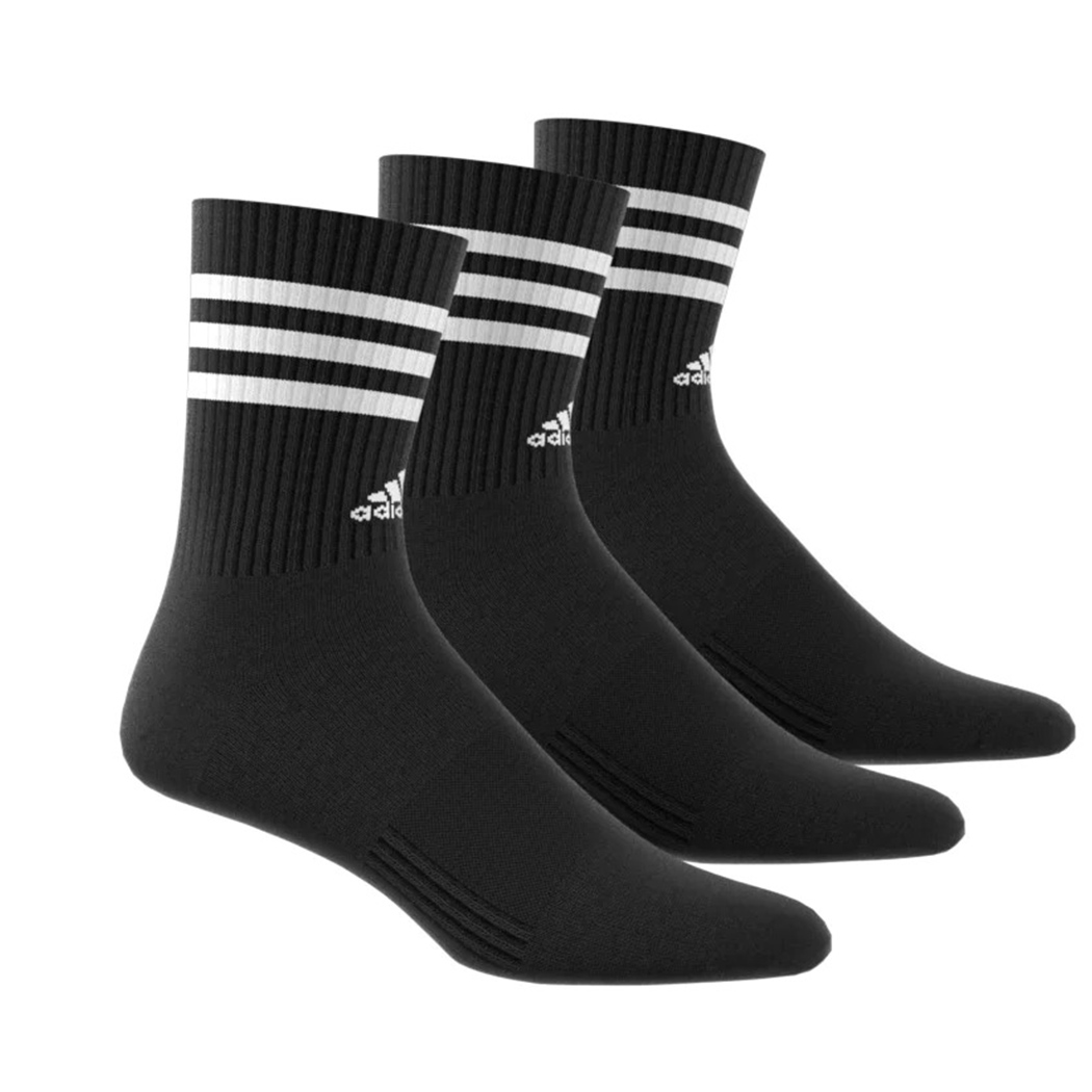 ADIDAS CALZE 3-STRIPES UNISEX 3 PAIA CALZINI SPUGNA POLPACCIO 3SCSPWCRW3P