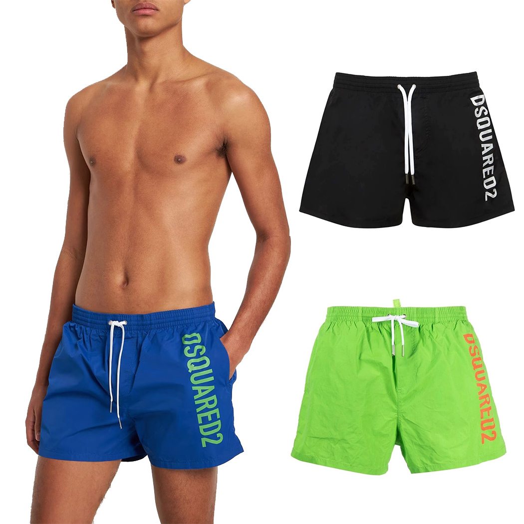 DSQUARED2 COSTUME DA BAGNO UOMO TECHNICOLOR BOXER MIDI MARE BEACH D7B644820
