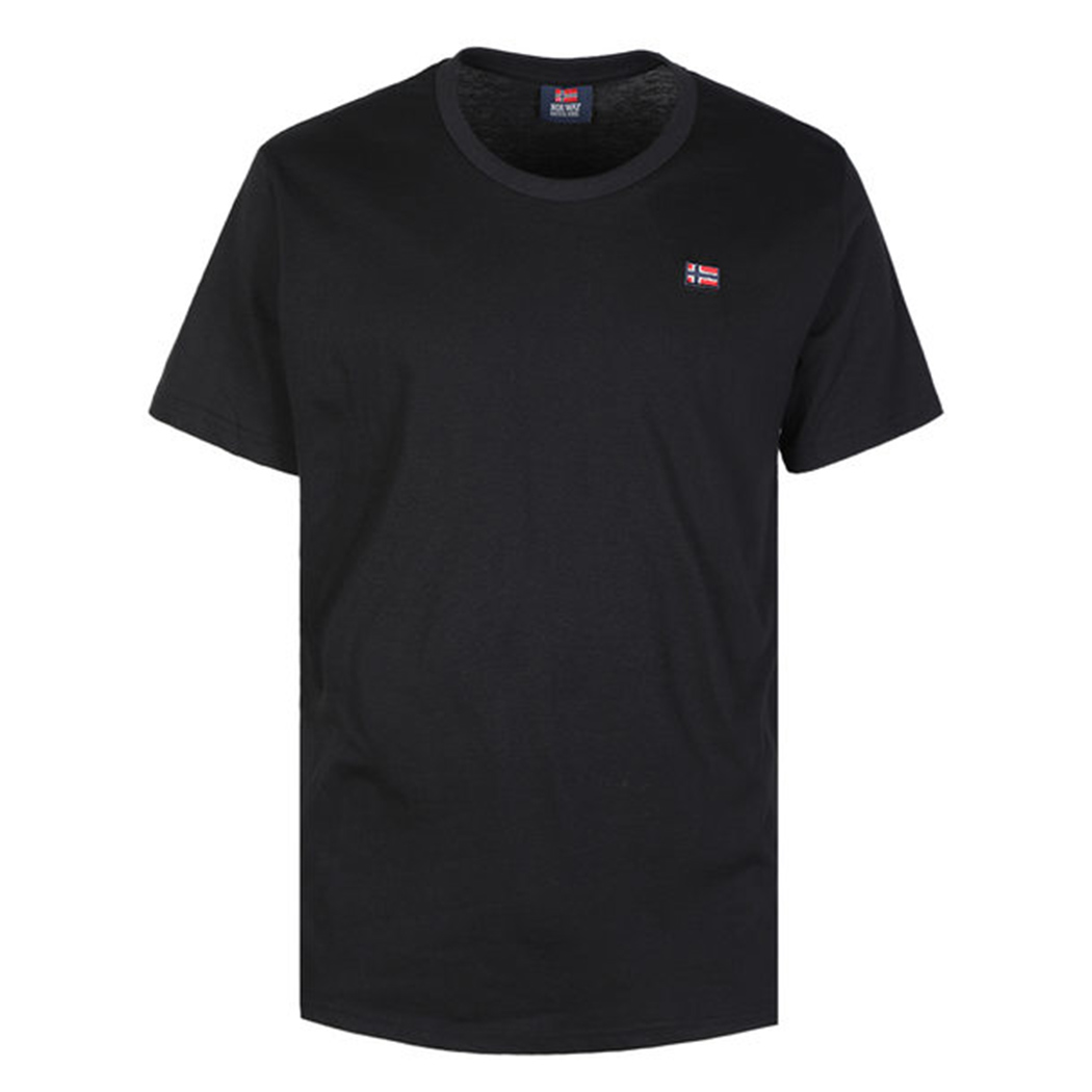 NORWAY MAGLIETTA T-SHIRT UOMO TINTA UNITA MAGLIA COTONE SPORT 836010