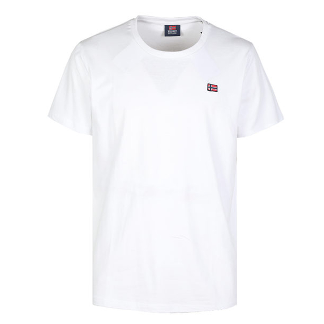 NORWAY MAGLIETTA T-SHIRT UOMO TINTA UNITA MAGLIA COTONE SPORT 836010