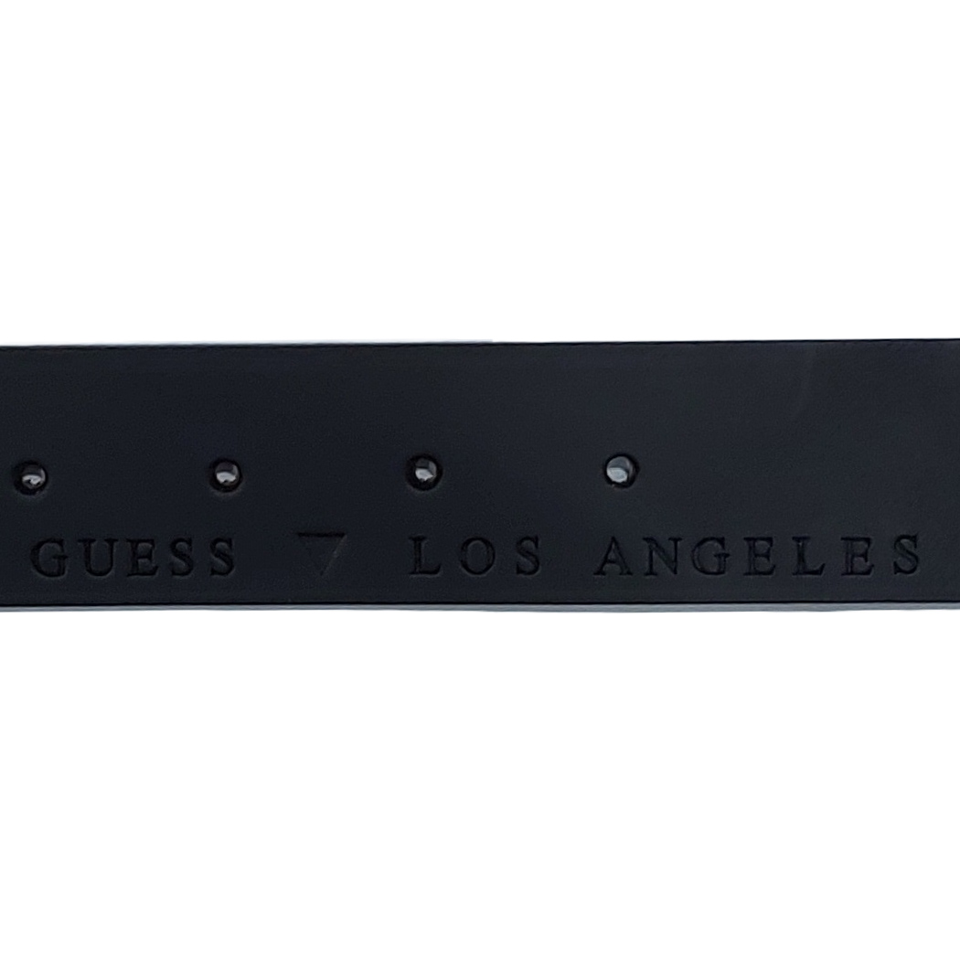 GUESS CINTURA UOMO REVERSIBILE VERA PELLE FIBBIA LOGO IMPRESSO CINTA M3YZ26L0SV0