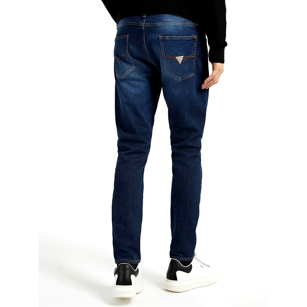 GUESS JEANS CHRIS PANTALONI DENIM UOMO COTONE STRETCH SUPER SKINNY M2YA27D4Q41
