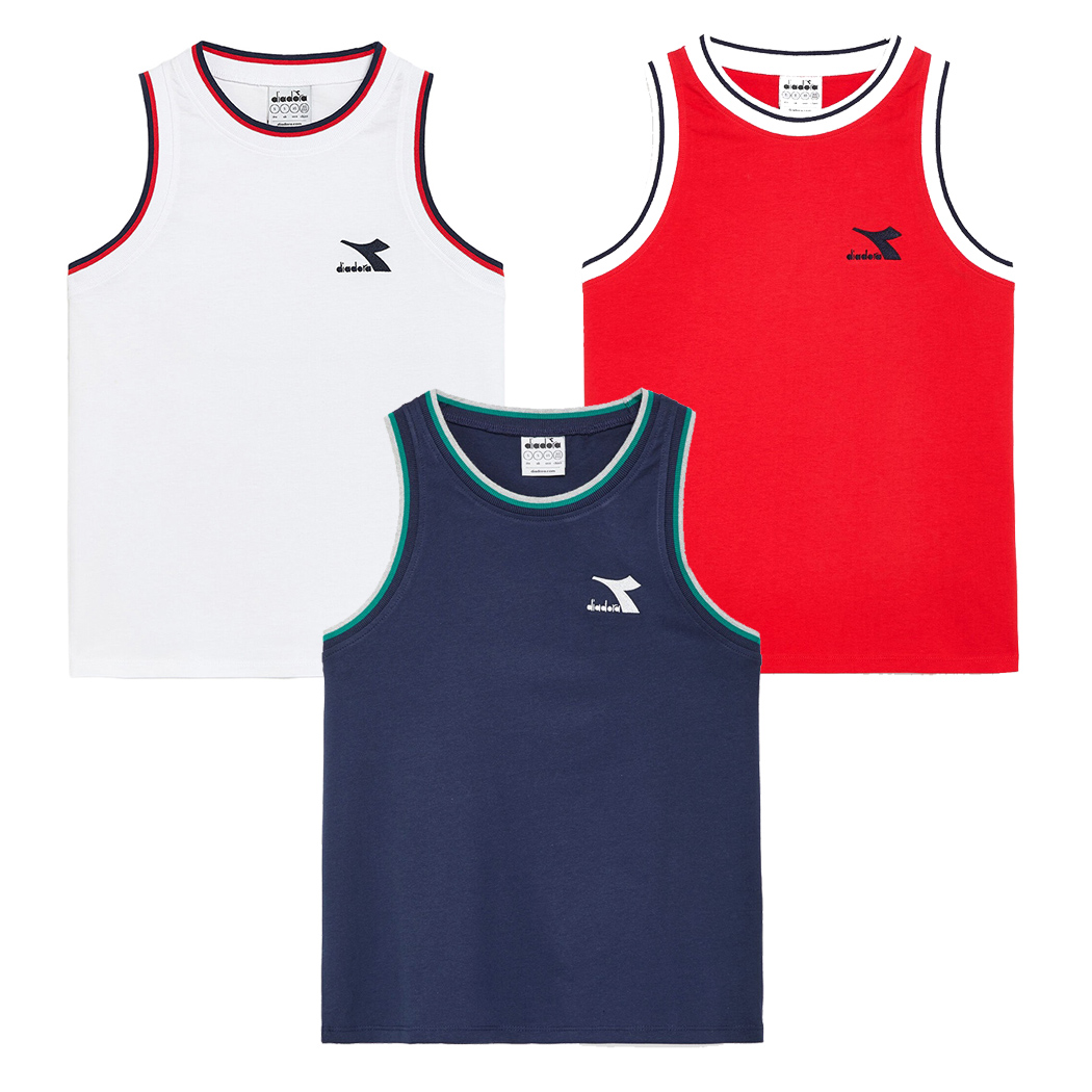 DIADORA L. CANOTTA TOP T-SHIRT TANK TWEENER DONNA GIRL COTONE MAGLIA 102.179324