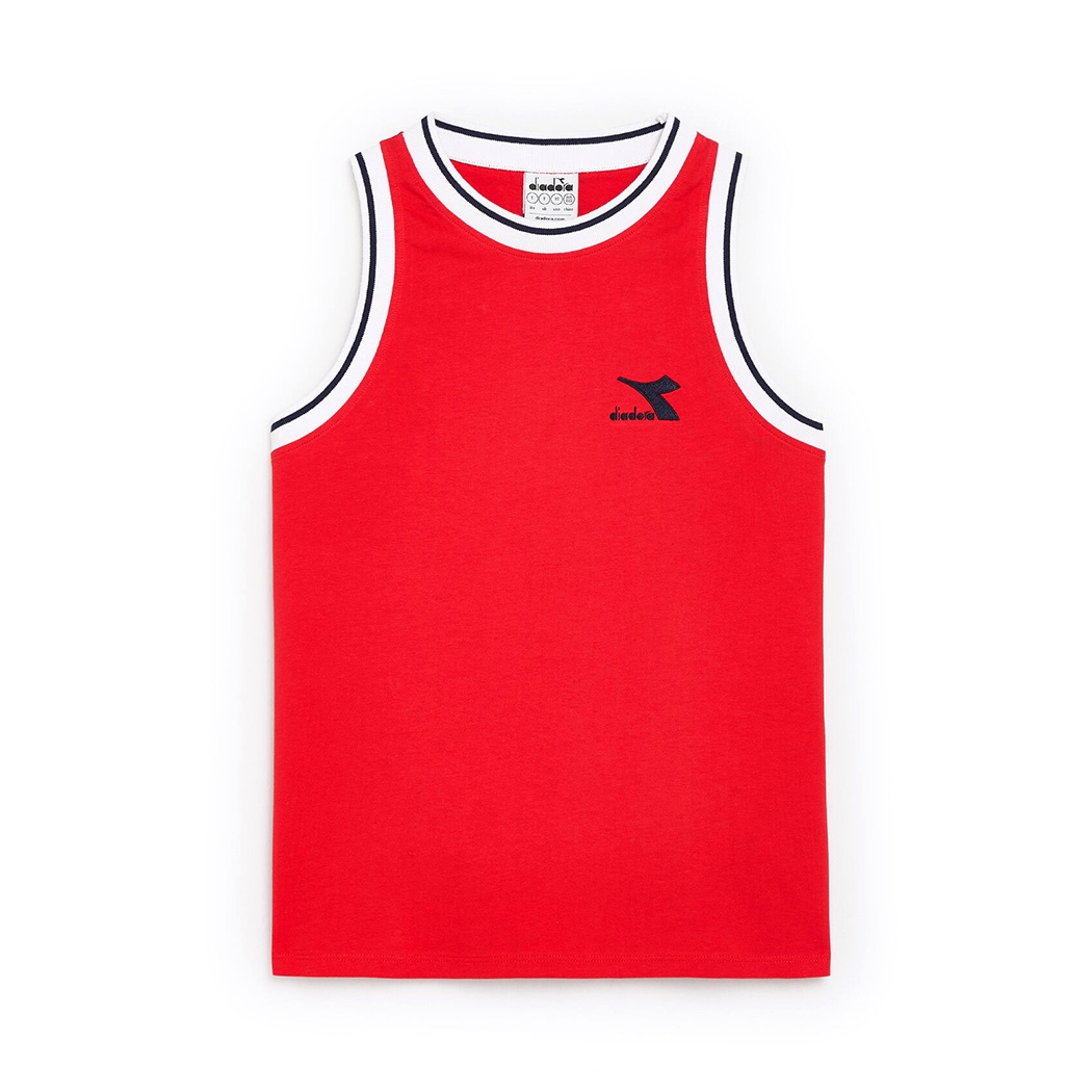 DIADORA L. CANOTTA TOP T-SHIRT TANK TWEENER DONNA GIRL COTONE MAGLIA 102.179324