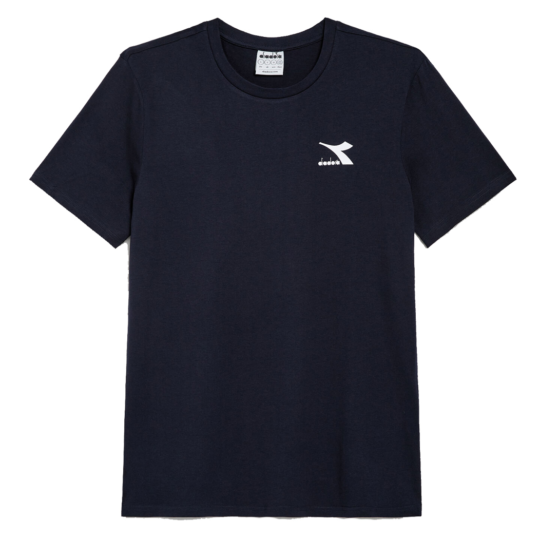 DIADORA T-SHIRT SS CHROMIA UOMO MAGLIA COTONE SPORT TINTA UNITA LOGO 102.177765