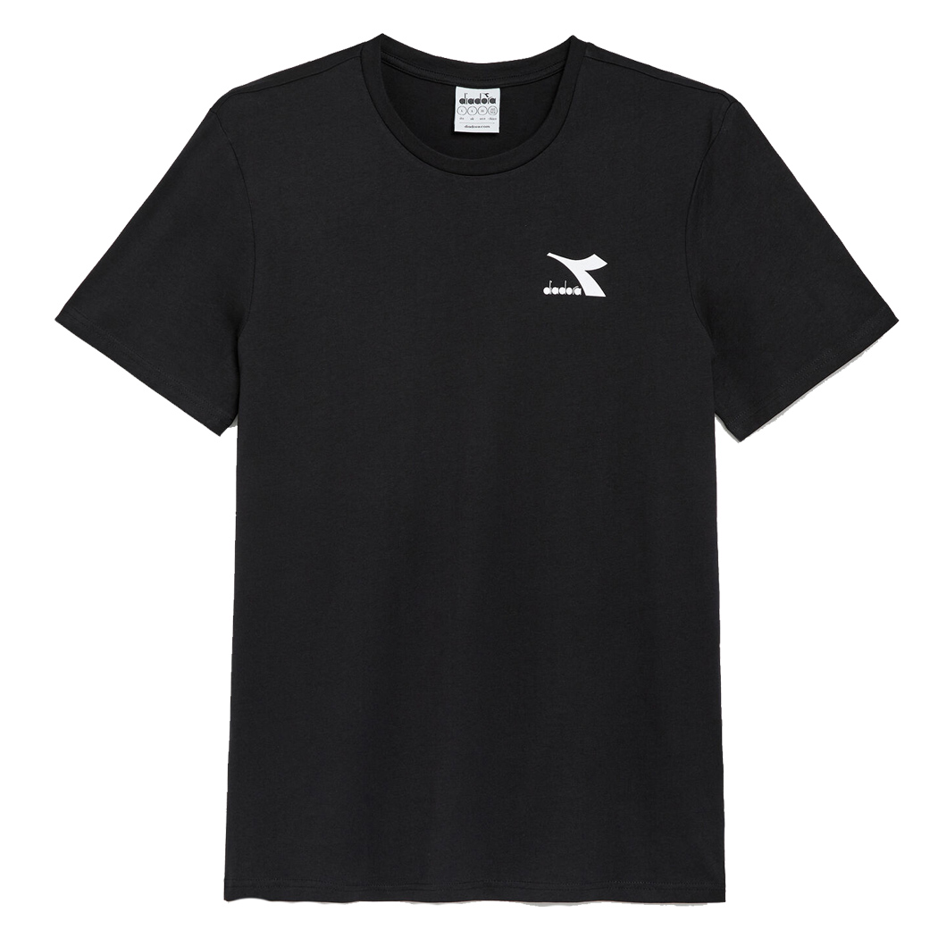 DIADORA T-SHIRT SS CHROMIA UOMO MAGLIA COTONE SPORT TINTA UNITA LOGO 102.177765