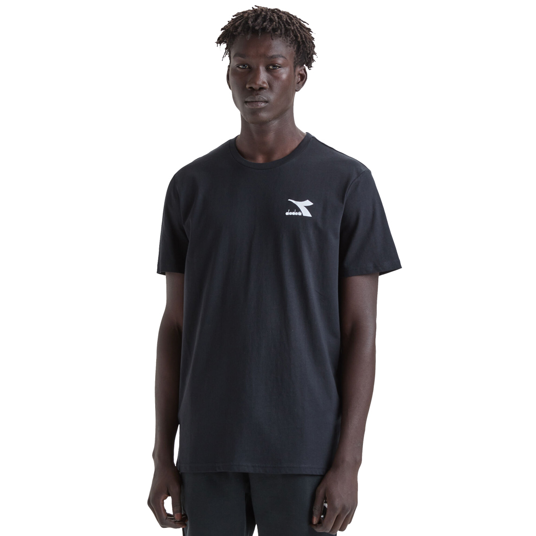 DIADORA T-SHIRT SS CHROMIA UOMO MAGLIA COTONE SPORT TINTA UNITA LOGO 102.177765