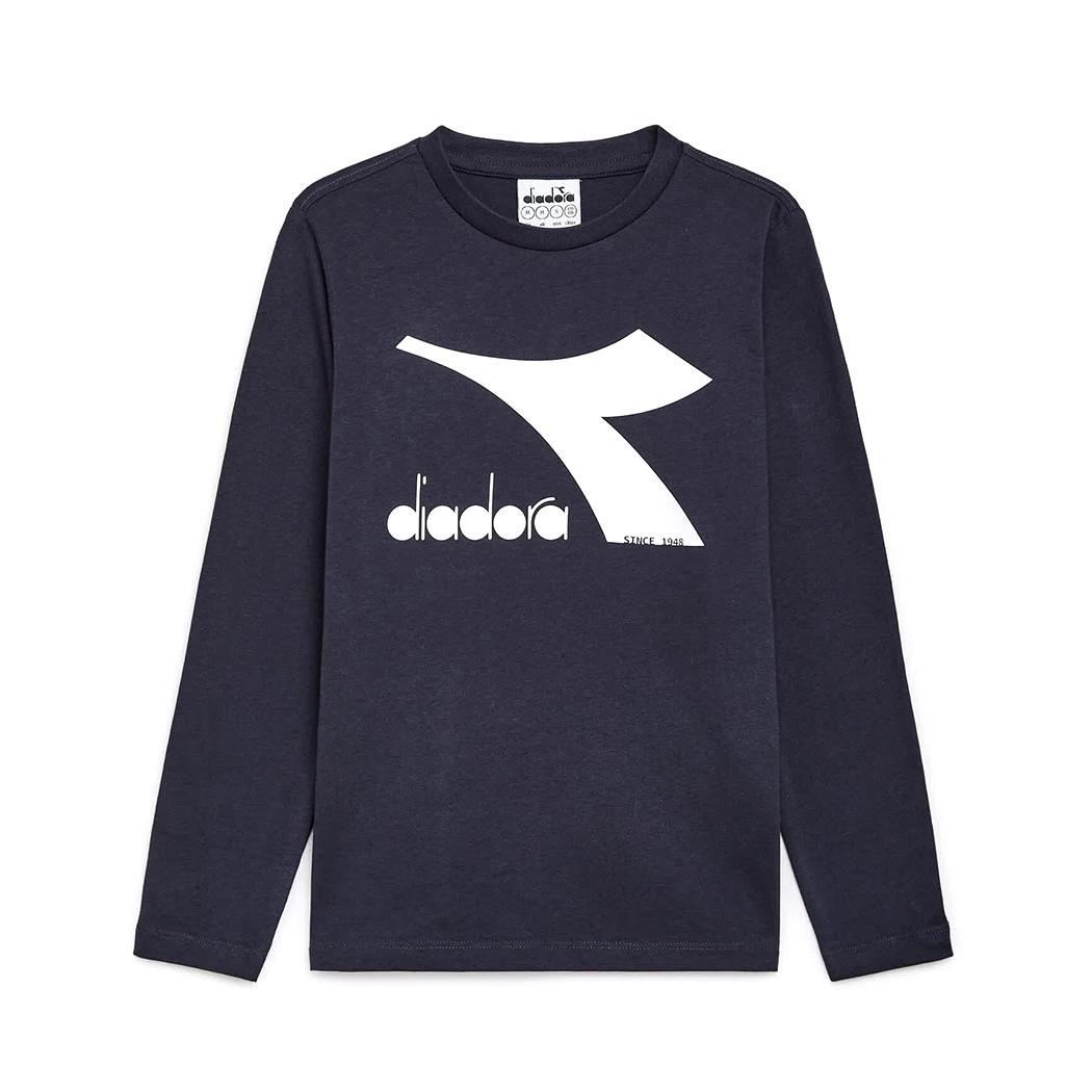 DIADORA JU T-SHIRT LS CORE MAGLIA BAMBINI COTONE MANICHE LUNGHE 102.179982