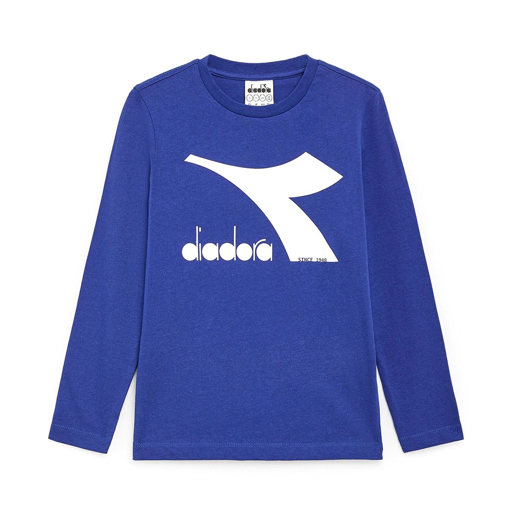 DIADORA JU T-SHIRT LS CORE MAGLIA BAMBINI COTONE MANICHE LUNGHE 102.179982