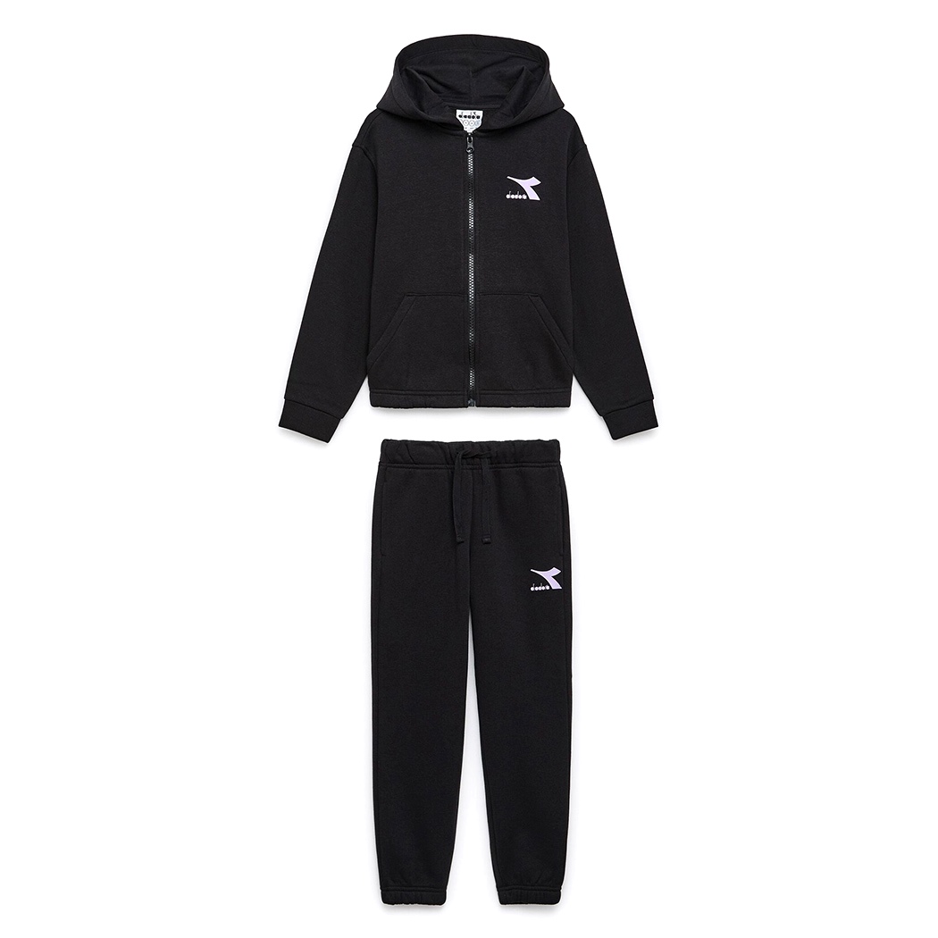 DIADORA JB. TRACKSUIT HD GLOSS TUTA FELPA COMPLETO BAMBINE INVERNALE 102.179885