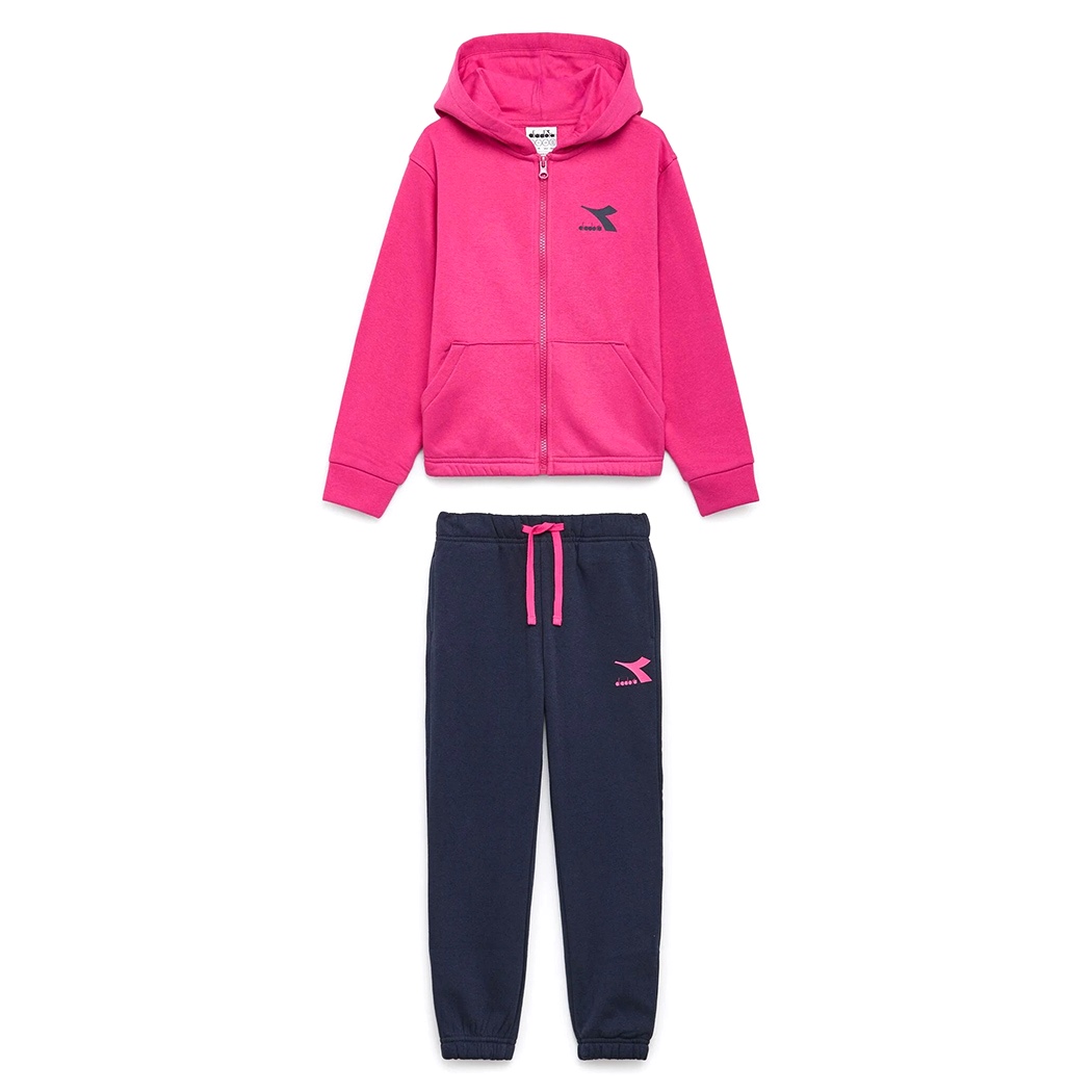 DIADORA JB. TRACKSUIT HD GLOSS TUTA FELPA COMPLETO BAMBINE INVERNALE 102.179885
