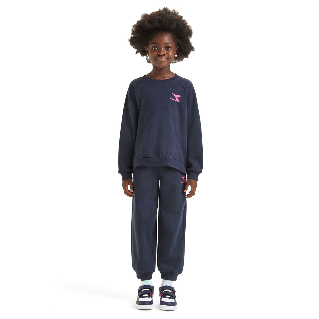 DIADORA JB. TRACKSUIT HD GLOSS TUTA FELPA COMPLETO BAMBINE INVERNALE 102.179867