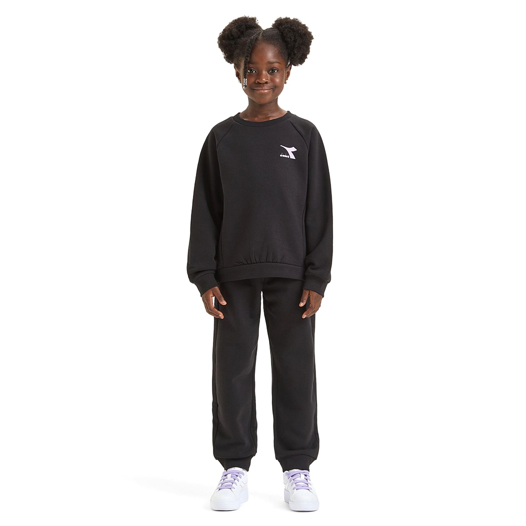 DIADORA JB. TRACKSUIT HD GLOSS TUTA FELPA COMPLETO BAMBINE INVERNALE 102.179867